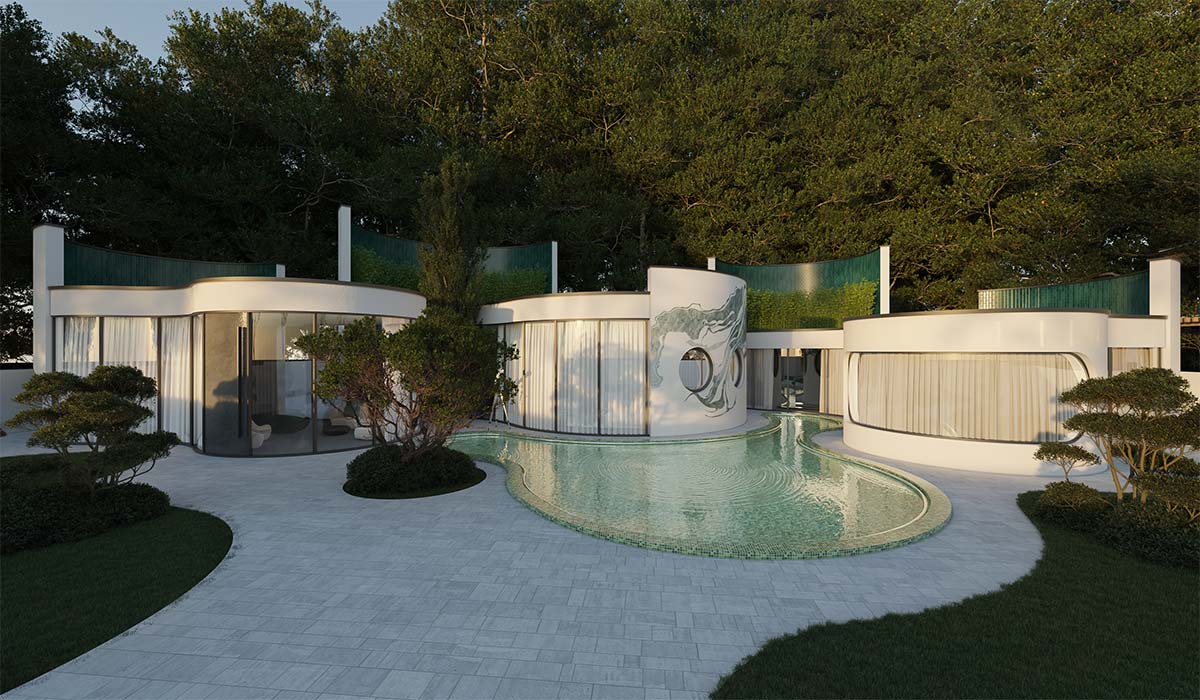 طراحی داخلی ویلا مدرن با سبک مینیمال و استفاده از نور طبیعی و متریال چوب و سنگ – پروژه ویلا موجا